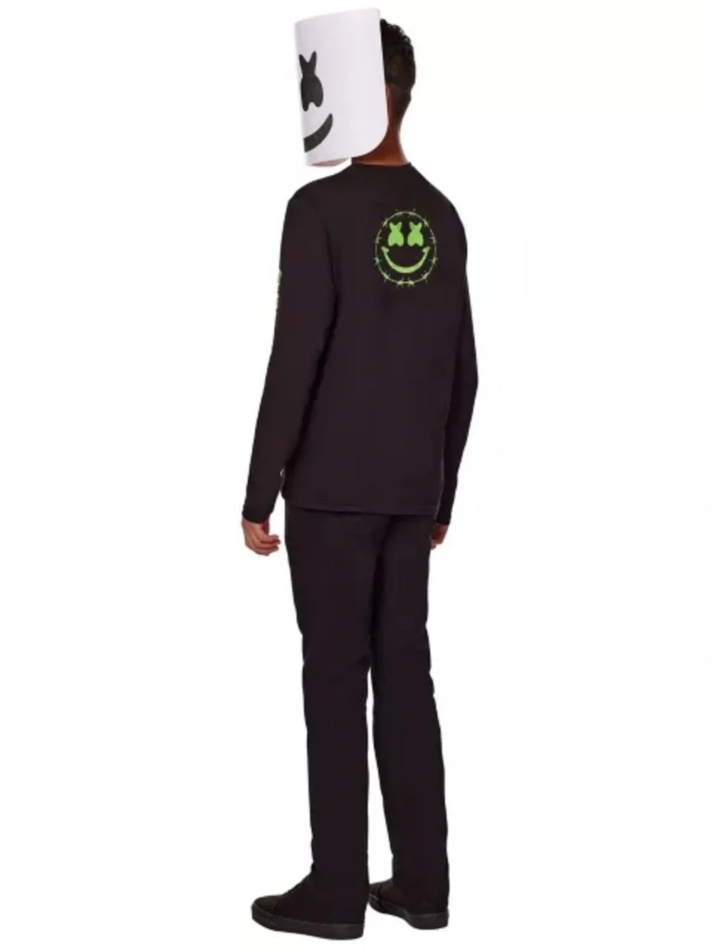 Kids Glow in the Dark Marshmello Costume Kit